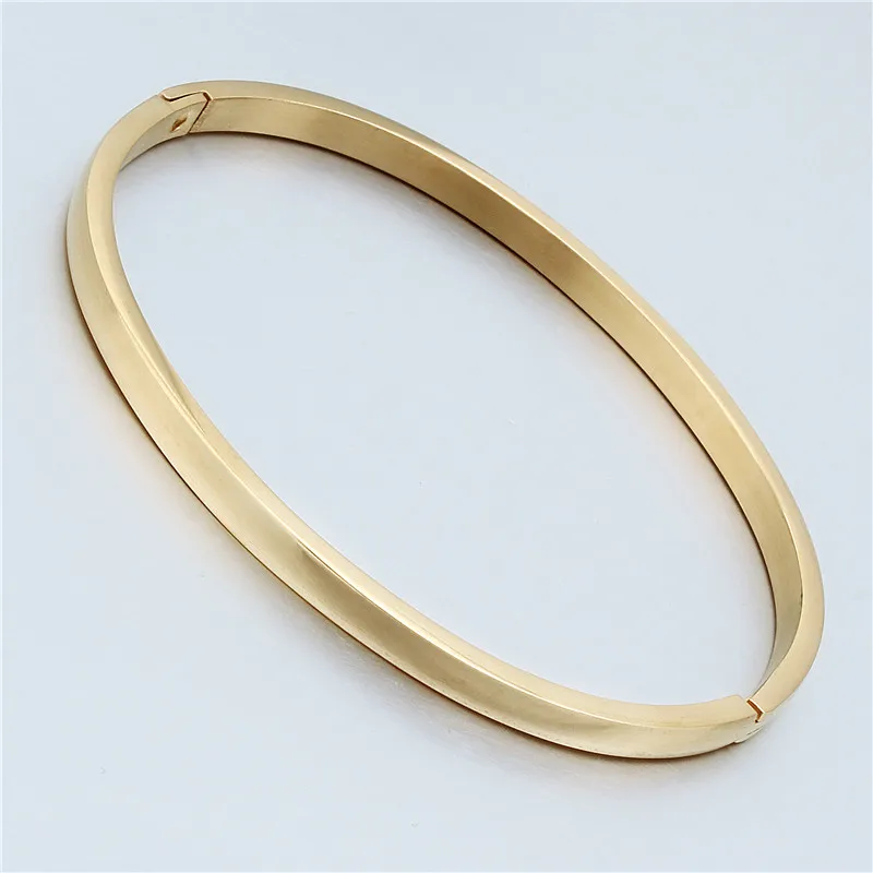 Luxury Golden Bracelet Women Minimalist Jewelry Bracelet Hidden Clasp