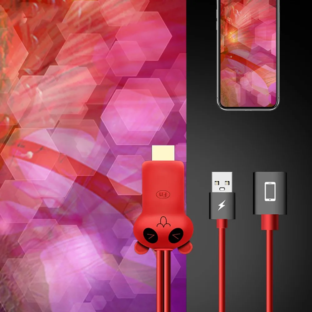 SOONHUA Мини OTG к HDMI кабель HD видео адаптер 1080 P Micro usb type C Plug And Play Аудио Видео кабель для Android iOS телефонов