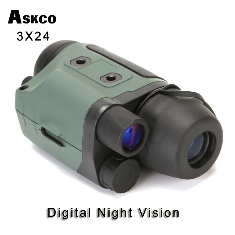 

Free Shipping 3X24 digital infrared night vision telescope day and night vision powerful monocular scope goggles for hunting