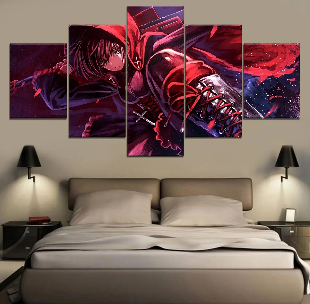 

Dark boys RWBY Canvas Wall Art Painting Anime HD Print 5 Piece Modern Decor Canvas Wall Art Canvas For Living Room Artwork