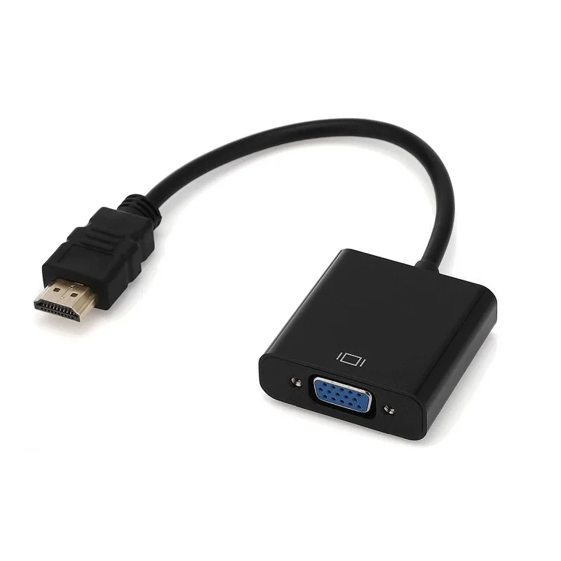 JEELOCK HDMI в VGA адаптер цифро-аналоговый видео аудио конвертер кабель 1080p для Xbox 360 PS3 PS4 ПК ноутбук ТВ коробка проектор