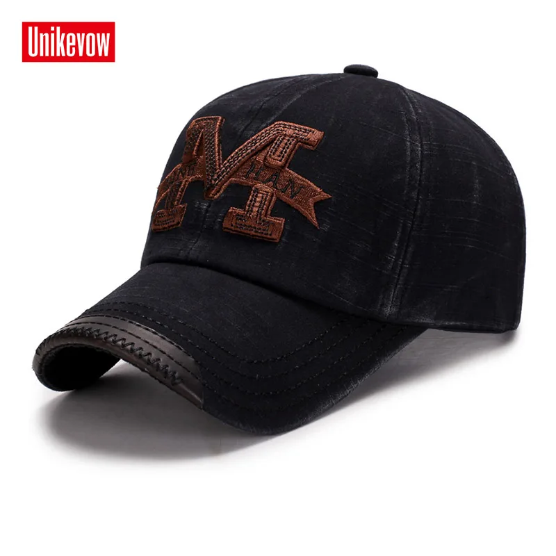

UNIKEVOW Europe style baseball cap 100% cotton Skull patch Cap For Men And Women High quality Sports Leisure Hats Hip Hop Hats