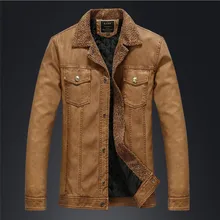 New Winter Leather Jacket Men Brand Casual Plus Velvet Thick Warm Motorcycle Jaqueta Masculinas Inverno Couro Jacket Men Coats