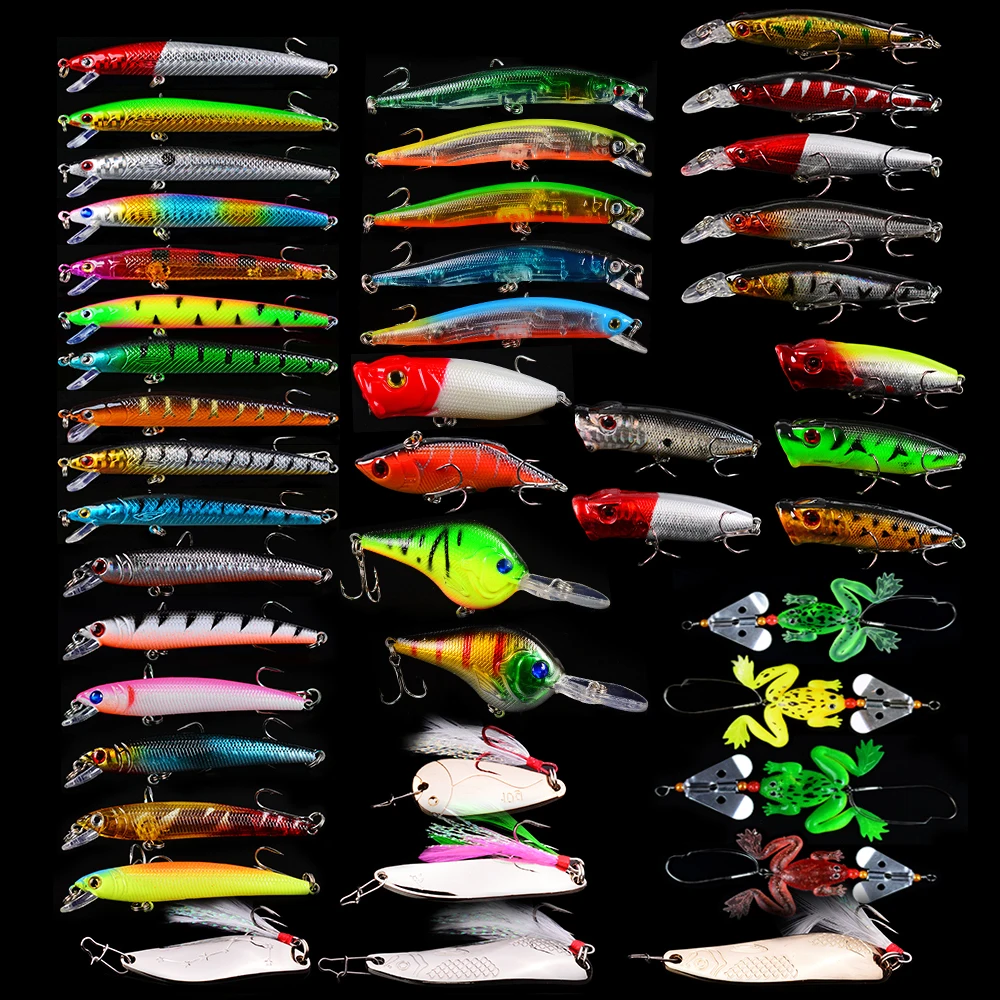 Набор рыболовных приманок 14 моделей 8 50 шт.|fishing bait|bait softfishing lure set |
