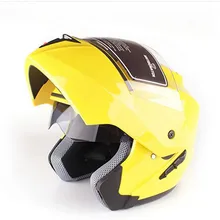 Cor amarela Rosto Cheio Capacete Da Motocicleta Capacete Moda M–XXL flip up modelo Quick Release Capacete Preto Fosco Branco