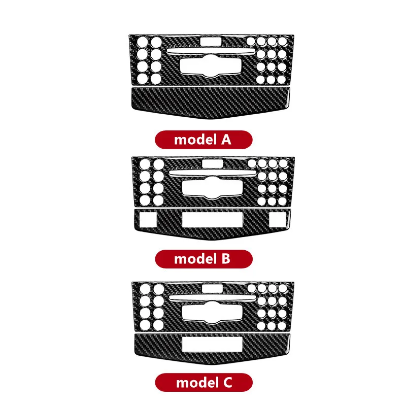 Центральная консоль кондиционер CD панель Крышка отделка 2 шт. для Mercedes Benz C class W204 C200 C260 C300 C180 2007-10 углеродного волокна