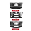 Center Console Air Conditioner CD Panel Cover Trim 2Pcs For Mercedes Benz C class W204 C200 C260 C300 C180 2007-10 Carbon Fiber ► Photo 3/6