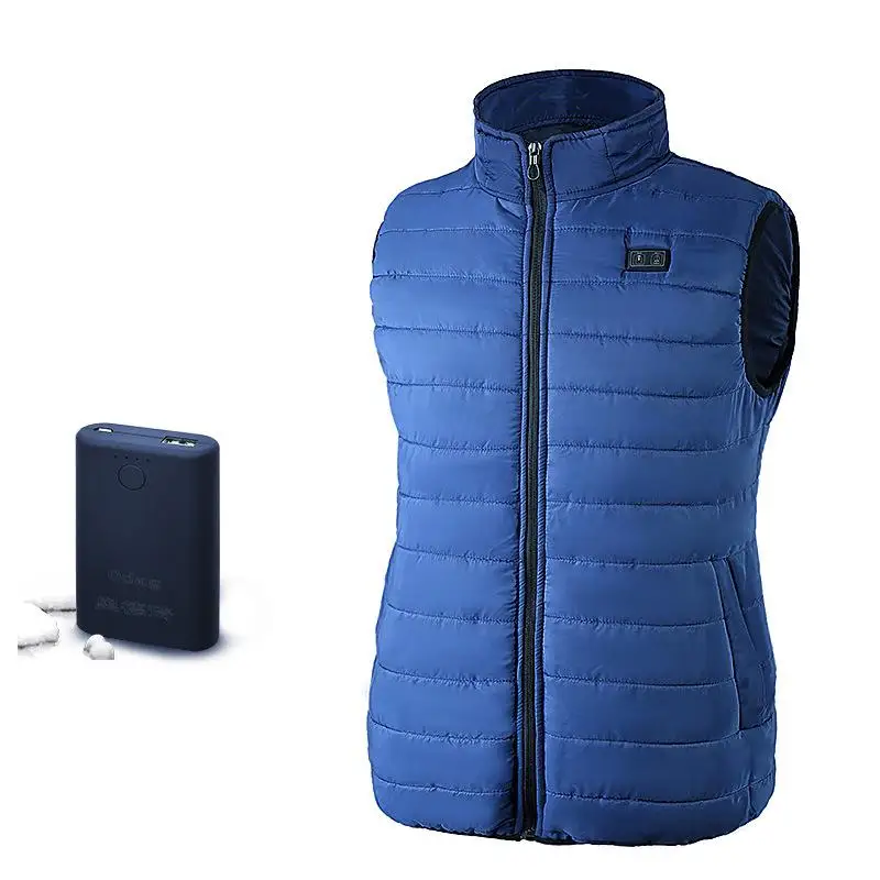 

USB Infrared Heating Vest Winter Outdoor Jacket Electric Thermal Waistcoat Clothing For Men Women Sports Hiking Climbing