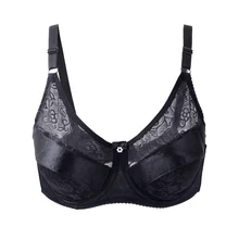 Shemale Breast Form Bra Crossdresser Sexy Fake Boob Mastectomy Bra Breast Prosthesis Fake Boobs Pocket Bra Black 34D