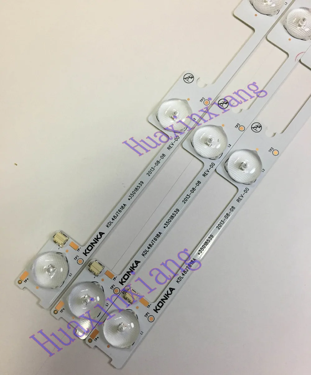 10 шт./лот Konka ТВ Подсветка светодиодный светильник бар/полоски KDL48JT618A 35018539 48 дюймов 44,2 см 48"