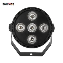 Мини светодиодный Par 5x10 Вт RGBW DMX512 сценический эффект Освещение хорошо для диско DJ день рождения танцевальная площадка бар рождественские украшения