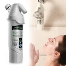 Heißer verkauf miniwell l720 dusche wasserfilter entfernen chlor mit gehäuse carbon kdf media schwermetall spa bad