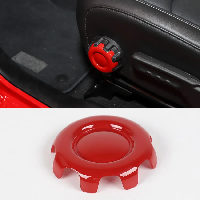 JXKaFa для Jeep Wrangler JL 2018 салона сиденья отрегулируйте переключатель украшения крышка отделочный стикер Авто интимные аксессуары ABS