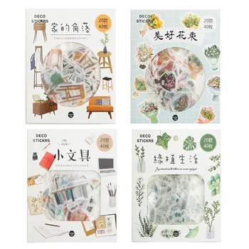 

40pcs Happy Life Decorative Sticker Collection Planner Sticker for Scrapbooking,Calendars,Arts,DIY Crafts,Album, Bullet Journals