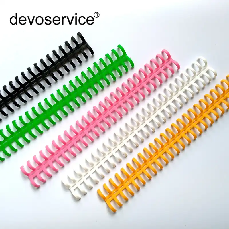 25 Hole Transparent Plastic Binding Ring Loose leaf Binding Ring Single ...