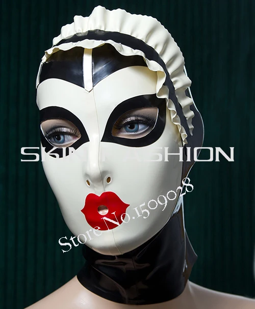 Free shipping !! Cosplay fashion rubber masks latex hood