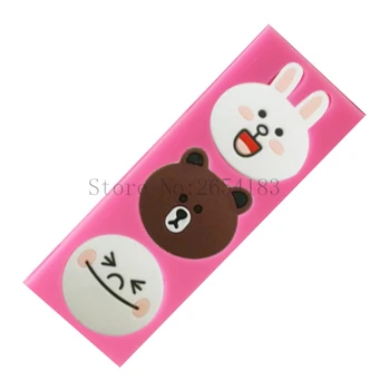 

DIY Cartoon Animals Face Silicone Fondant Soap 3D Cake Mold Cupcake Jelly Candy Chocolate Decoration Baking Tool Moulds FQ3309