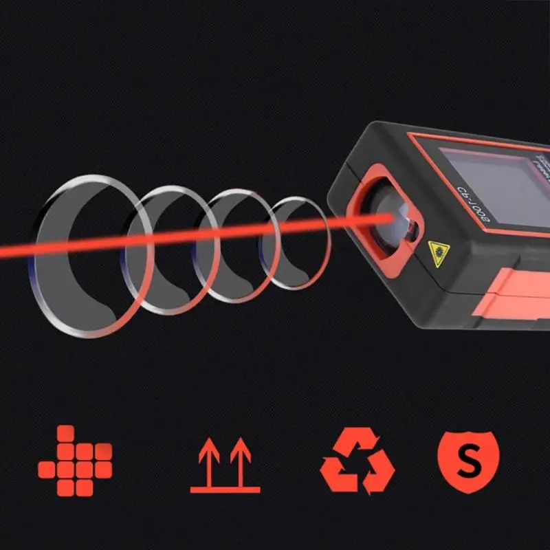 Professional Digital Laser Distance Meter Range Finder Construction Industry Distance Gauge Measuring Tool Laser Range Finder