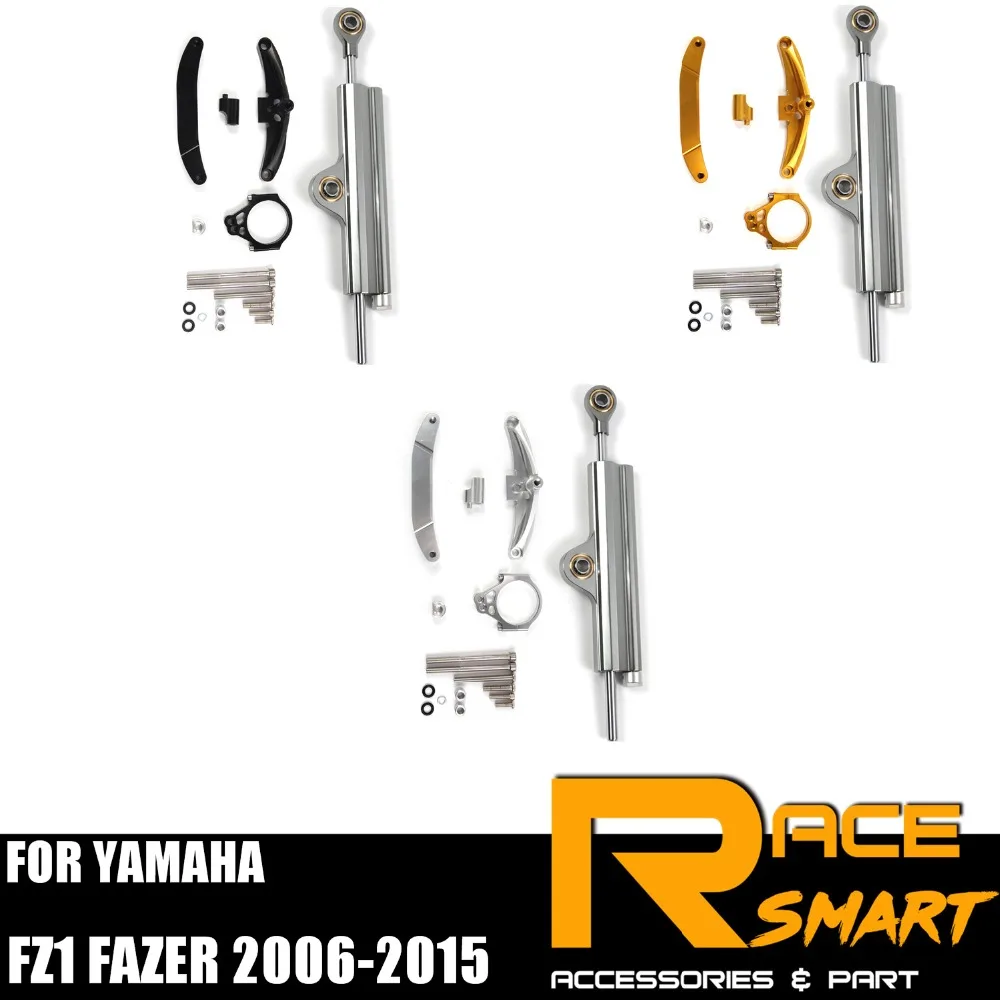 

For YAMAHA FZ1 FAZER 2006 - 2015 Steering Damper Stabilizer Kit Motorcycle accessories CNC FZ-1 FZ 1 FAZER 07 08 09 10 11 12 13