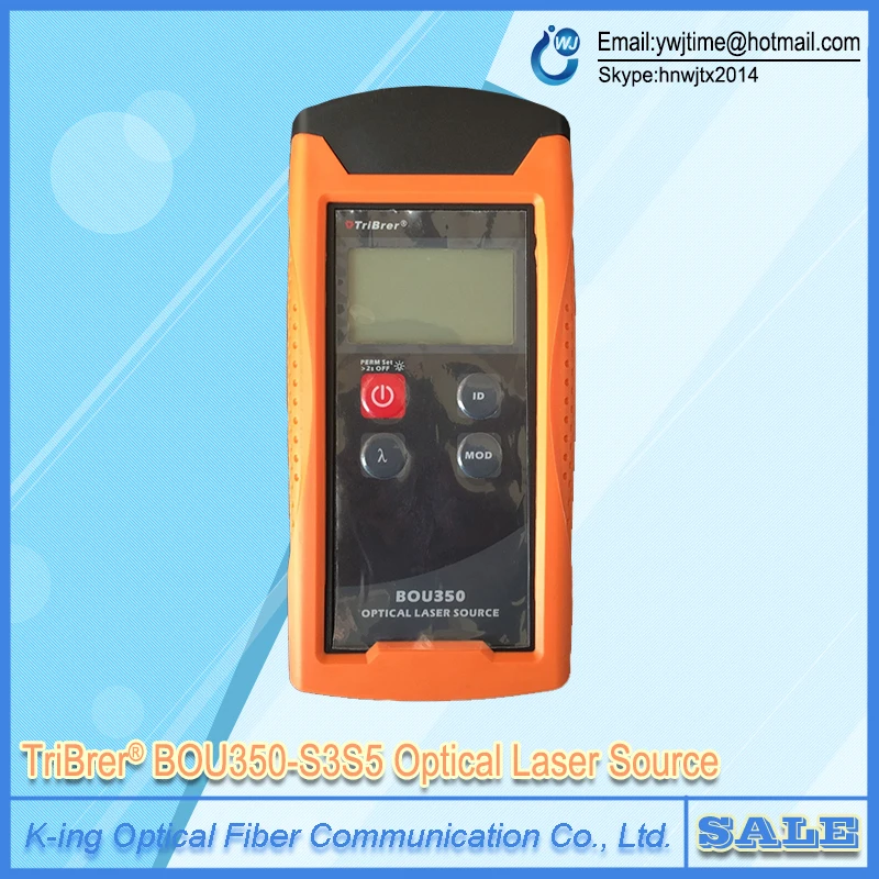

TriBrer BOU350-S3S5 Optical Laser Source Tribrer Optic Fiber Tools Power Meter Light Source 1310/1550nm