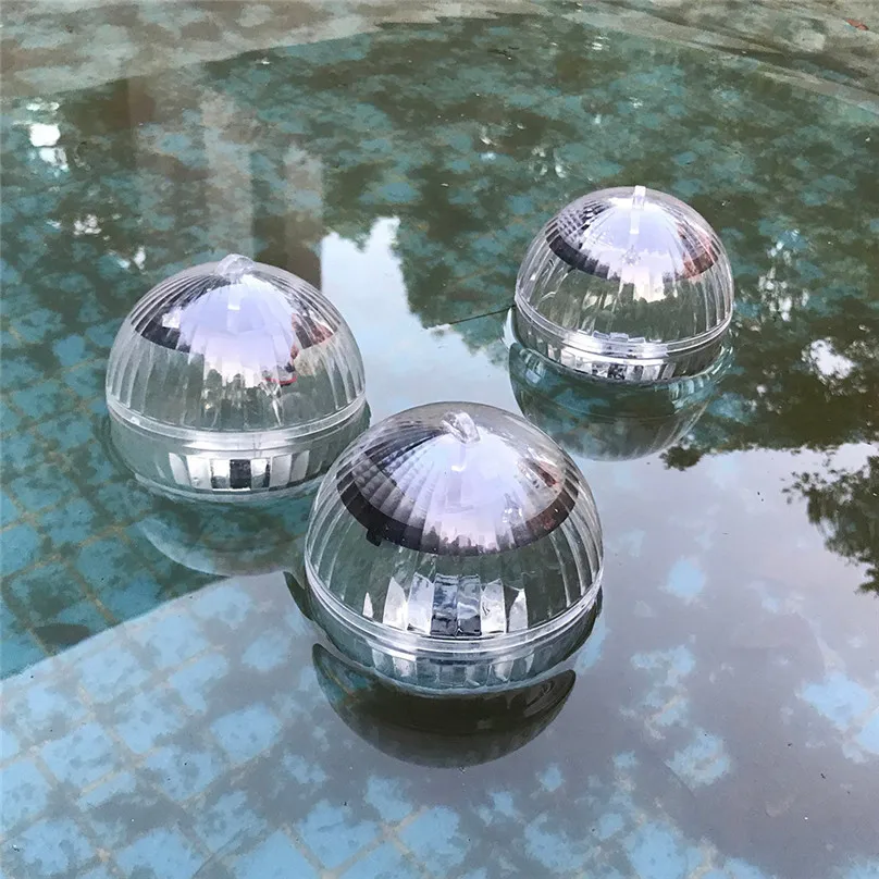 New Waterproof LED Solar Power Multi Color Changing Water Drift Lamp Floating Light Water Drifting Lamp #4J02 (1)