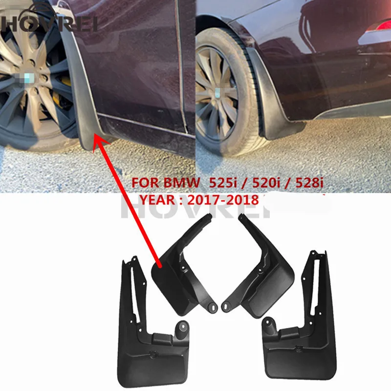 

set car Mud Flaps for BMW 5 series G30 520i 525i 528i 2017 2018 front rear mudflap mudguards Splash Guards fender