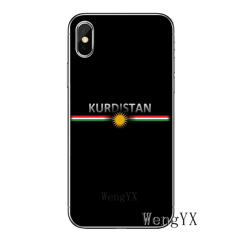 Курд курдский Курдистана флаг для Apple IPhone X XR 8 7 plus XS Max 6s 6 plus SE 5S 5c 5 4S 4 мягкий чехол мобильный телефон чехол