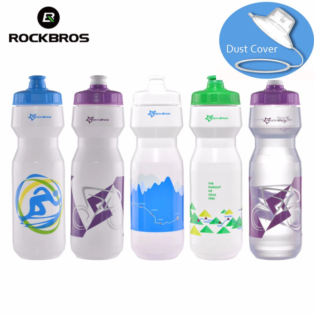 ROCKBROS 750 مللي الدراجات زجاجة ماء للدراجة دراجة المحمولة غلاية زجاجة مياه بلاستيكية في الهواء الطلق الرياضة دراجة هوائية جبلية Drinkware