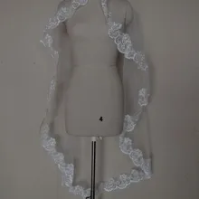 150 см длинные! Новая мода! Лидер продаж! Фата свадебная фата Свадебные аксессуары кружева завесу OV0001