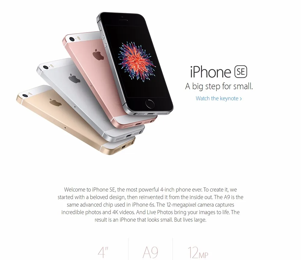 Разблокированный Apple iPhone SE двухъядерный процессор, 2 Гб RAM, 16 ГБ/64 Гб ROM 4 аппарат не привязан к оператору сотовой связи для мобильных телефонов на базе iOS Touch ID чип A9 4," 12.0MP SE чехол для телефона