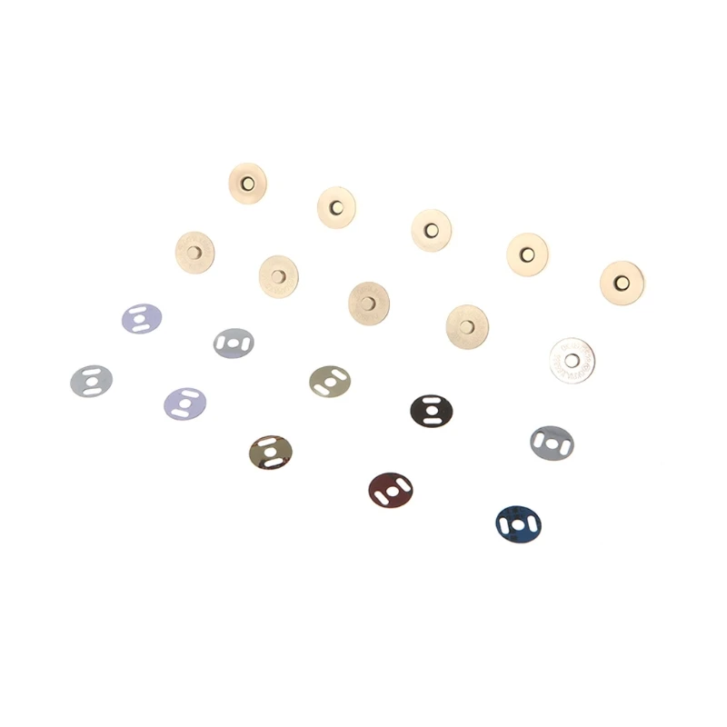 

5pcs Magnetic Clasp Purse Snaps Closures 18mm Round Sewing Button Bag Press Stud