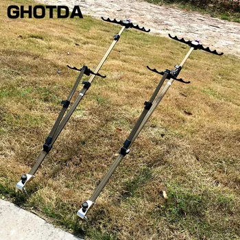 

2018NEW Telescopic Fishing Bracket Holder Back Stand Foldable For Fishing Rod Pole Holder Stand Rod 1.5M 1.7M 2.1M