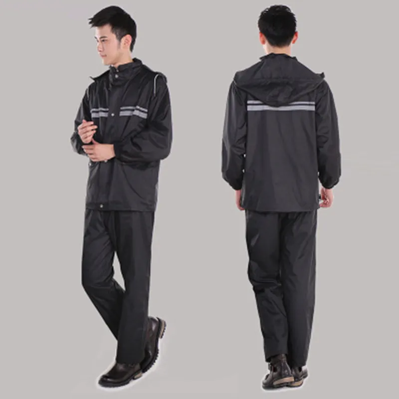 

Raincoat Suit Impermeable Women/Men Hooded Motorcycle Poncho Rainwear Hiking Fishing Rain Gear