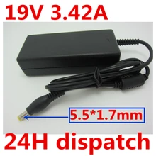 HSW 19 V 3.42A 5,5*1,7 65 Вт AC/DC адаптер ноутбука Зарядное устройство для ACER EMACHINES E350 E442 E528 G525 G725 C92