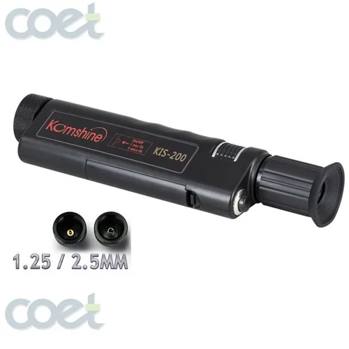 

KOMSHINE Handheld 200x Fiber Optic Inspection Microscope for FC SC ST and LC Connector