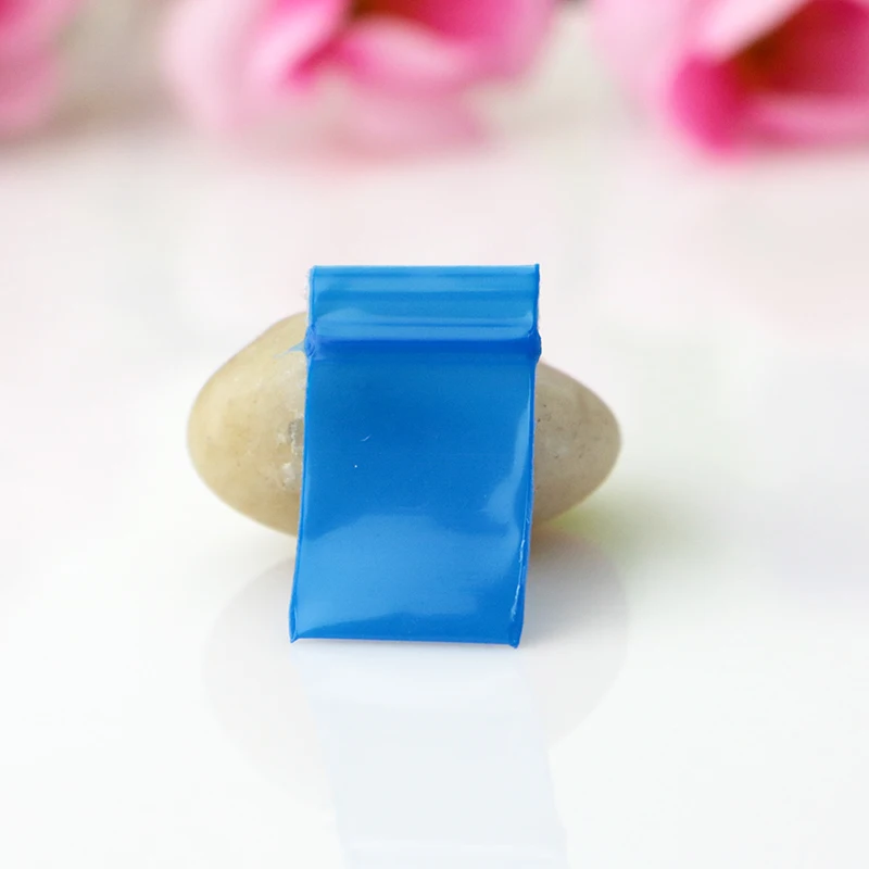 Wholesale 300pcs/lot Blue Self Sealing Zip Lock Plastic Bag 2.5x3cm Mini Ziplock Jewelry Beads Earrings Packaging Bags | Украшения и