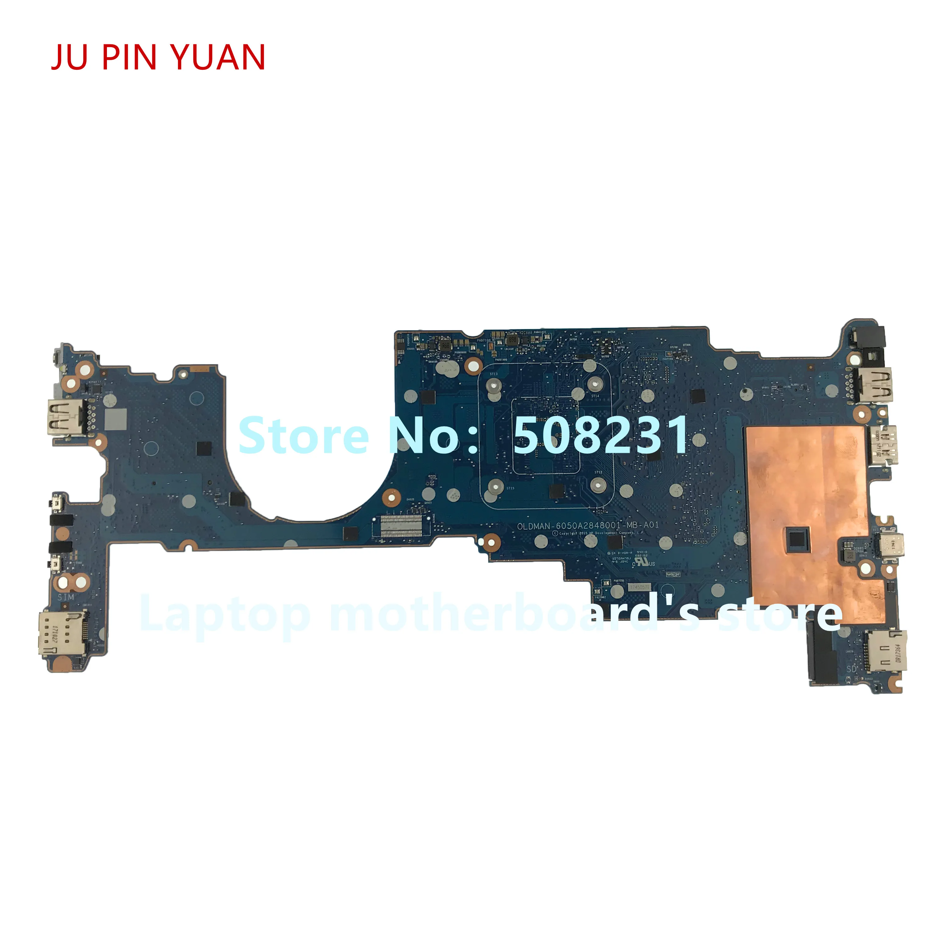 JU PIN YUAN i7-8550U-TPN-I128 601 для hp ENVY ноутбук 13-ad материнская плата для ноутбука MX150 2 ГБ 939651 8 г полностью протестирована