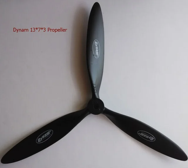 13x7 3 Blade Nylon Propellers For Dynam F4u Corsair F6f