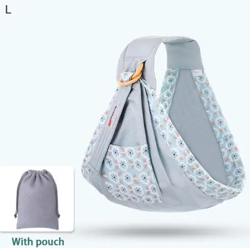 Дышащая ткань кольцо слинги для младенцев для новорожденных хлопок Грудное вскармливание уединение Рюкзак-переноска - Цвет: 12