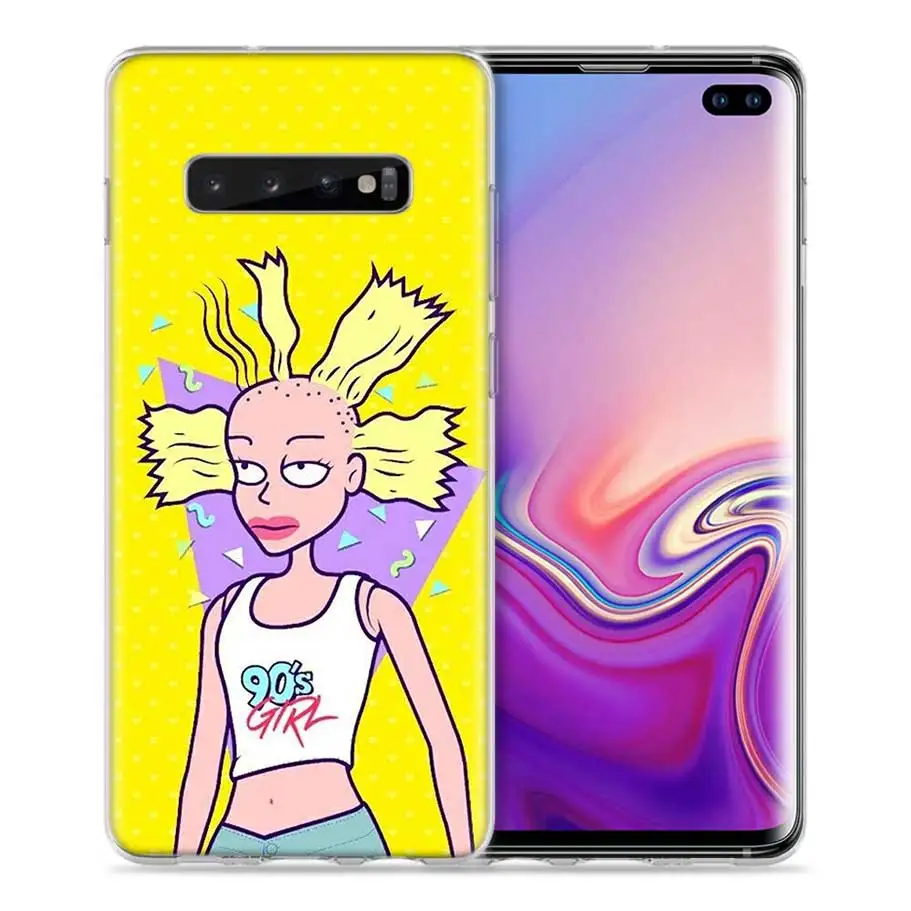 Rugrats удивительные чехол для samsung Galaxy S10 5G S10e S8 S9 S7 Note 8 9 J4 J6+ плюс J5 J8 силиконовый чехол для мобильного телефона чехол Fundas Capa - Цвет: 06