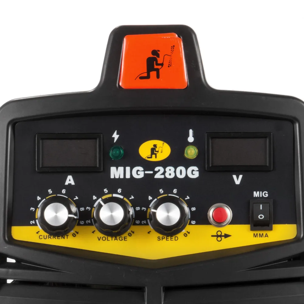 MIG 280A IGBT инвертор сварочный аппарат MIG& MMA 2 в 1 портативный сварочный аппарат