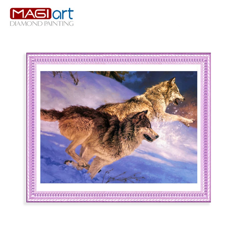 

Diamond painting accessories,Diamond embroidery,5D DIY mosaic Diamant, picture of rhinestones,full round daimond Animals ZMA107