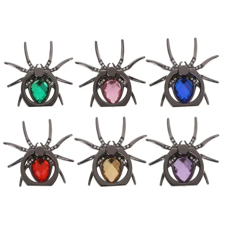 Phone Ring Holder Universal 360 Rotation Stent Finger Grip Cradle Stand Metal Spider for iPhone Samsung Android