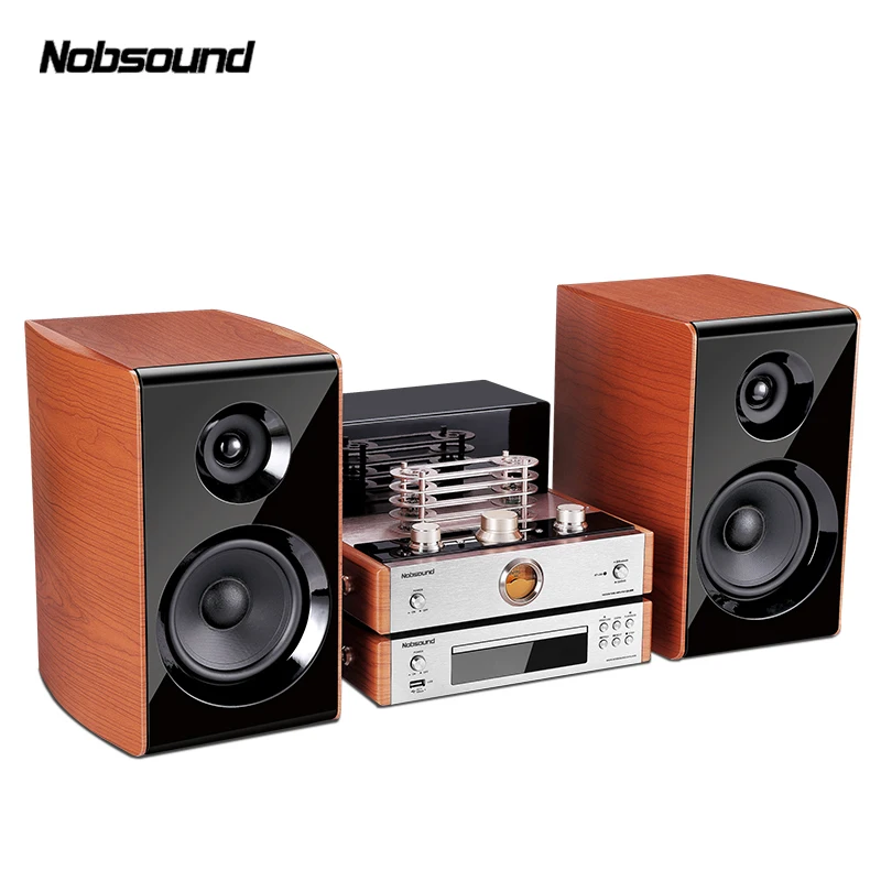 

NEW Bluetooth Combined Speaker Output Power 60W Electron tube amplifier Bookshelf HIFI stereo system Column CD DVD Player