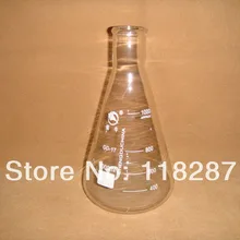 1000 мл, колба Erlenmeyer, коническая бутылка, узкая шея, лабораторная колба Erlenmeyer