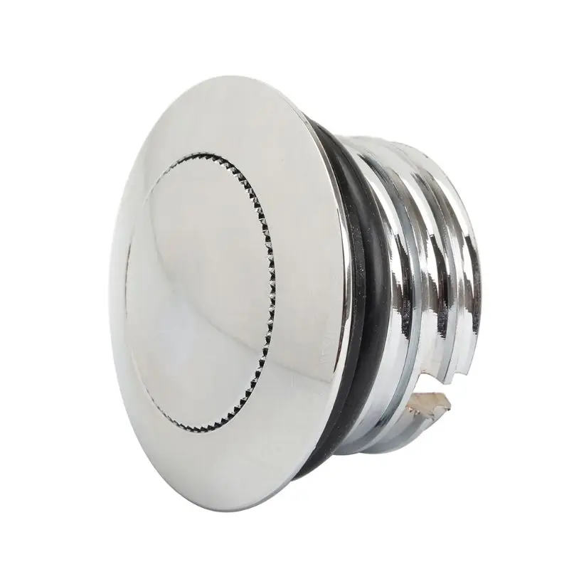 

Flush Pop Up Tank Cap Vented Fuel Tank For Harley Bike Chromed