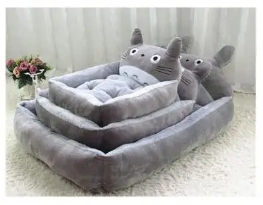 Дешевый фланелевый домик-кровать для питомцев из мультфильмов, 6 стилей, для кошек, маленьких собак, постельное белье/коврики, товары для домашних животных, большой коврик для собак - Цвет: gray
