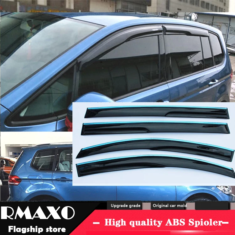 

For Volkswagen Touran Plastic Window Visor 2005-2015 WXK Vent Shades Sun Rain Deflector Guard For Volkswagen Touran 4PCS/SET