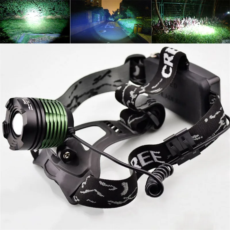 

New 2000 Lumen XM-L T6 LED Zoomable Headlight Head Torch Lamp Headlamp Flashlight 3-modes Camping Fishing Climbing lamp