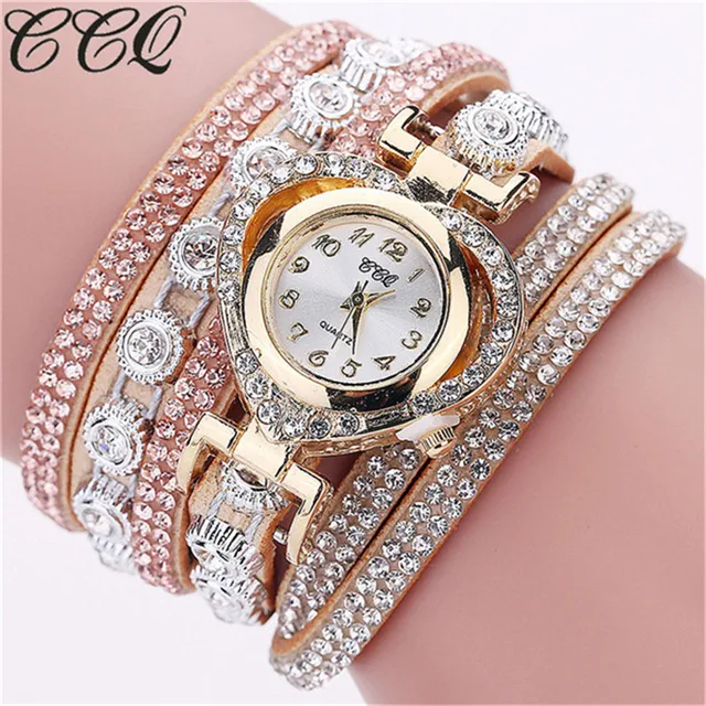 Watch Woman 2018 Relogio Feminino Women Quartz Watch PU Leather Rhinestone Watch Watch Woman 2018 Relogio Feminino Women Quartz Watch PU Leather Rhinestone Watch